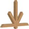 Ekena Millwork Kennewick Timber Gable Bracket, Western Red Cedar, 48"W x 32"H x 3 1/2"D x 3 1/2"F, 16/12 Pitch GBW048X32X0404KEN00SWR - alternate 3